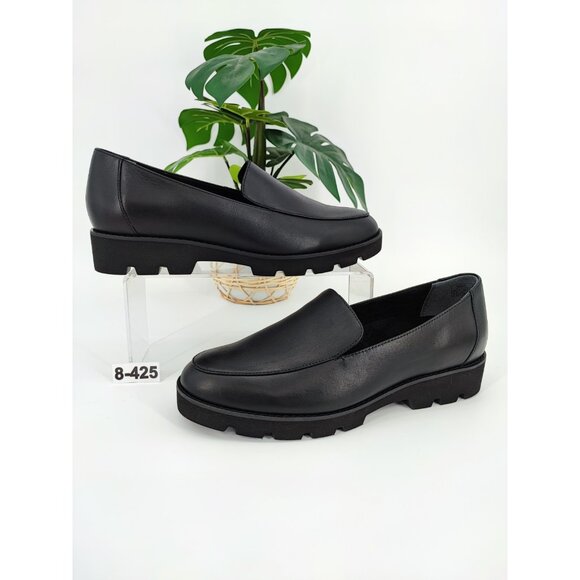 Vionic Women's Kensley Black Leather Loafers Size 8 US - Picture 1 of 8